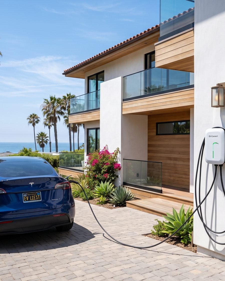 Home EV charger install
